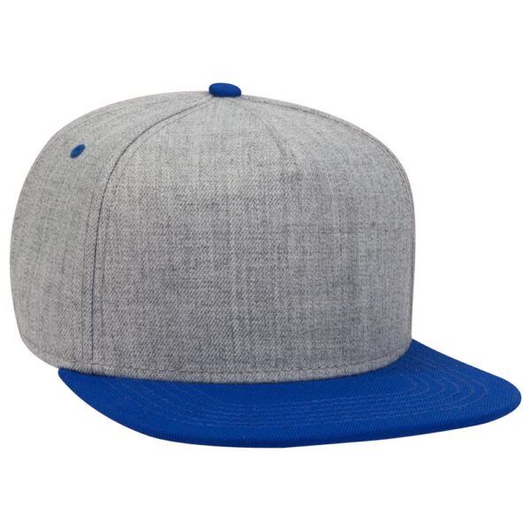 Heather Wool Blend Flat Cap - Image 8