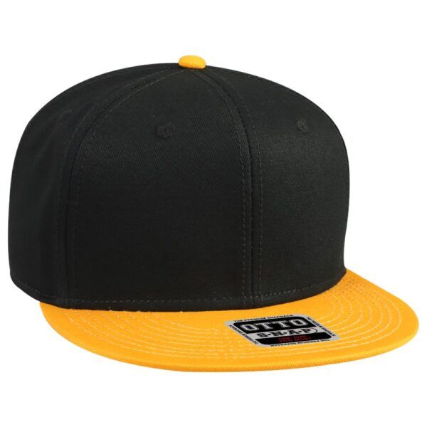 Six Panel Cotton Twill Flat Cap - Image 4