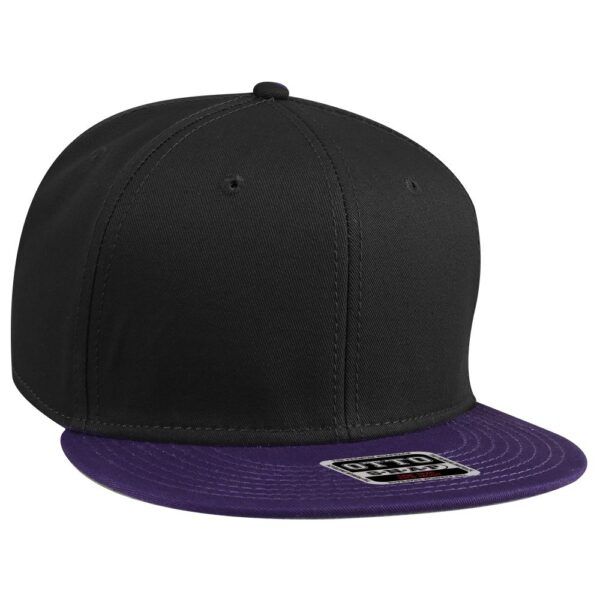 Six Panel Cotton Twill Flat Cap - Image 3