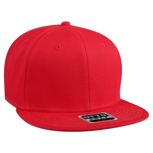 Six Panel Cotton Twill Flat Cap - Image 15