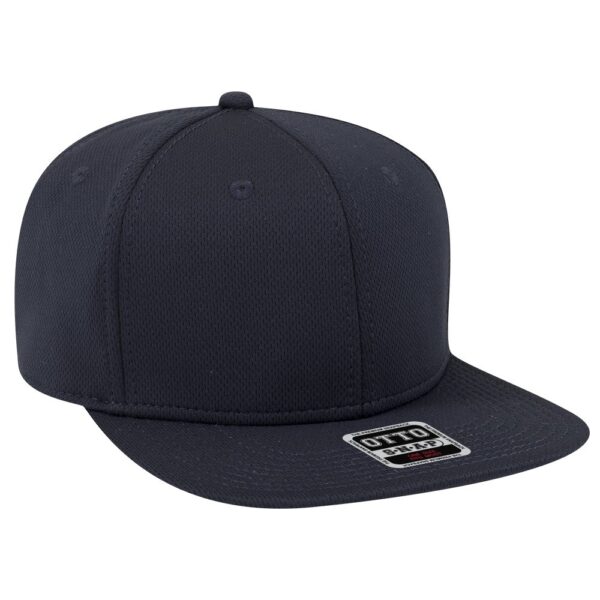 Six Panel Poly Cool Mesh Flat Cap - Image 4