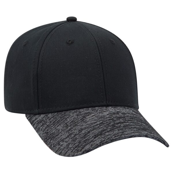 Six Panel Rayon Blend Jersey Knit Baseball Cap - Image 3