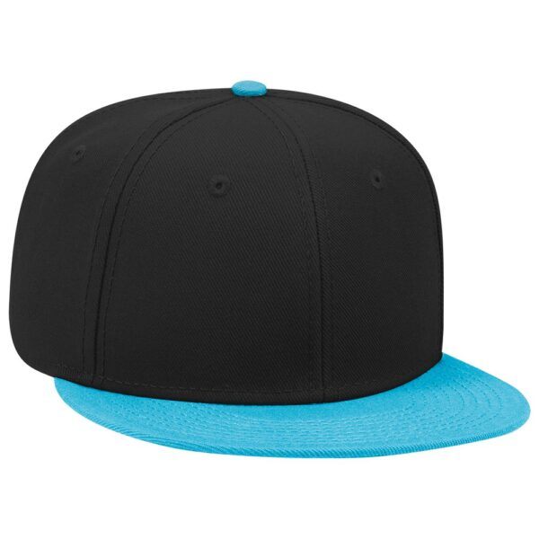 Six Panel Wool Blend Flat Cap - Image 3