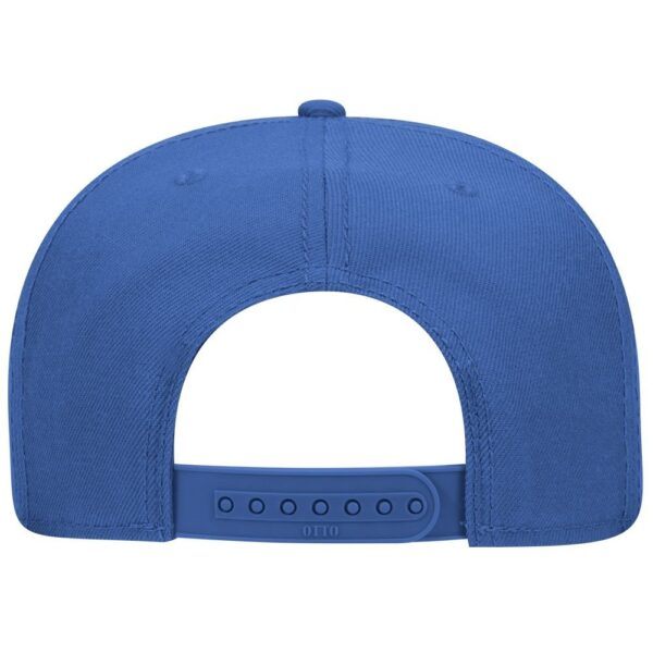 Six Panel Wool Blend Flat Cap - Image 2