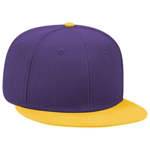 Six Panel Wool Blend Flat Cap - Image 9