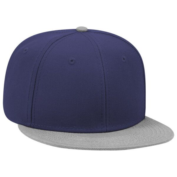 Six Panel Wool Blend Flat Cap - Image 6