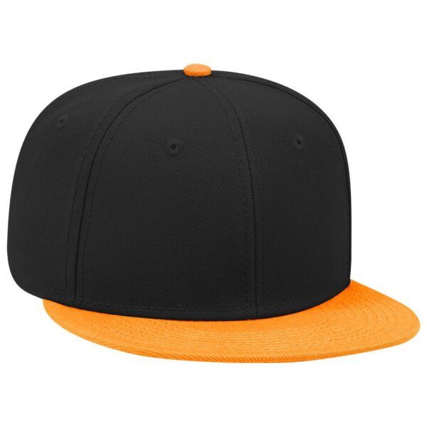 Six Panel Wool Blend Flat Cap - Image 4