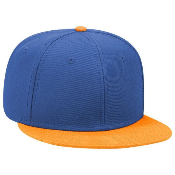Six Panel Wool Blend Flat Cap - Image 5