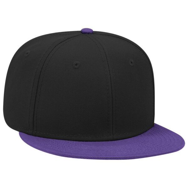 Six Panel Wool Blend Flat Cap - Image 8