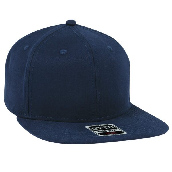 Stretch Cotton Twill Flat Cap - Image 4