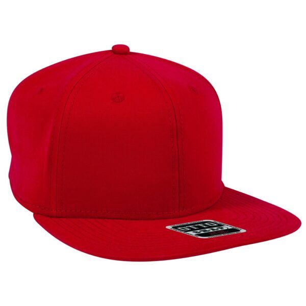 Stretch Cotton Twill Flat Cap - Image 5