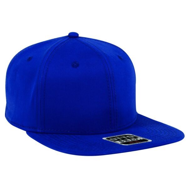 Stretch Cotton Twill Flat Cap - Image 6