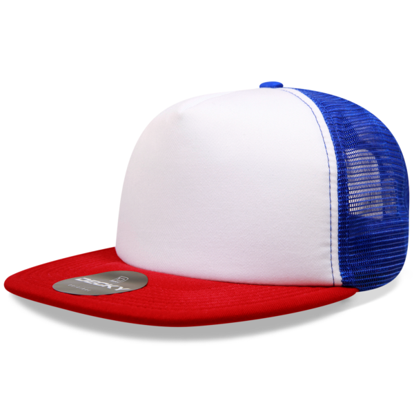 Heavy Duty Flat Peak Trucker