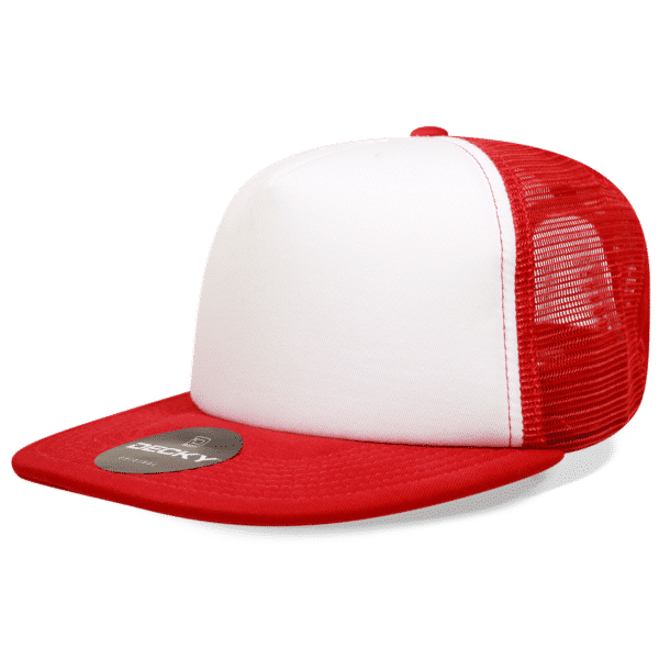 Heavy Duty Flat Peak Trucker