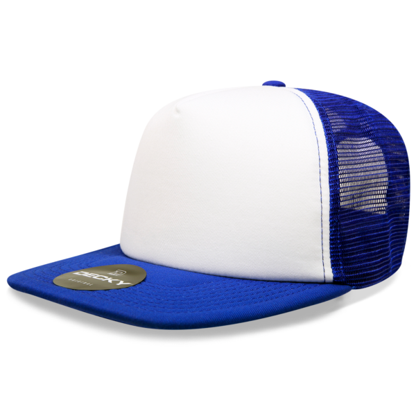 Heavy Duty Flat Peak Trucker