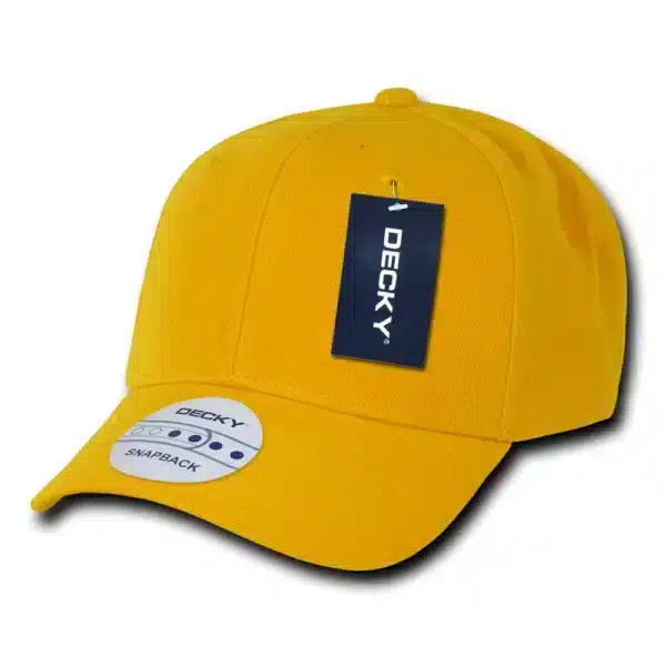 Acrylic Curved Peak Baseball Snapback