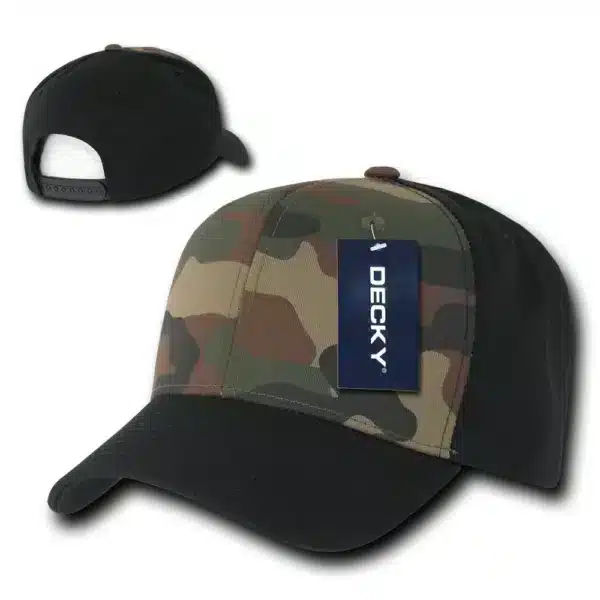 Camo Curve Peak Snapback