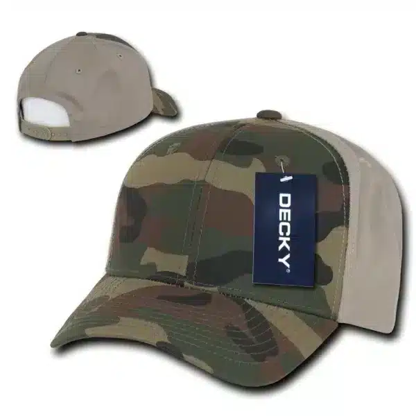 Camo Curve Peak Snapback