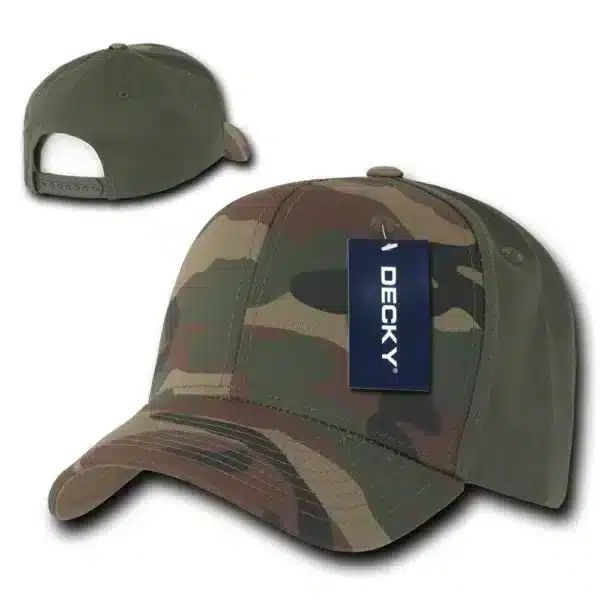 Camo Curve Peak Snapback