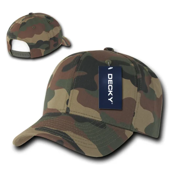 Camo Curve Peak Snapback