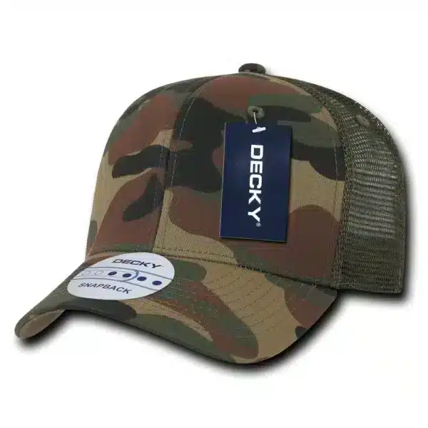 Curved Peak Trucker Cap