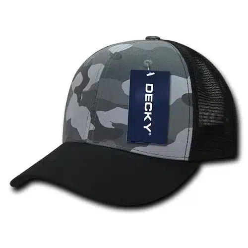 Camo Curved Peak Trucker