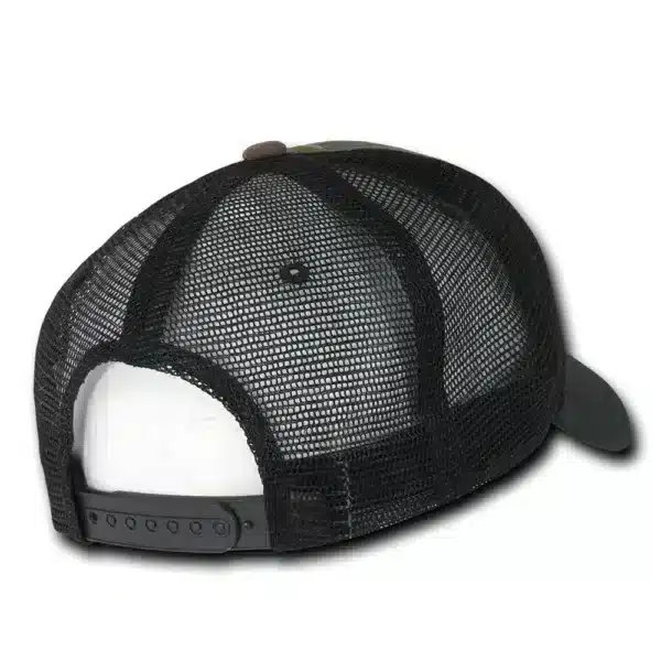 Camo Curved Peak Trucker