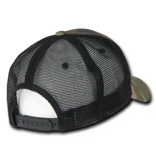 Camo Curved Peak Trucker