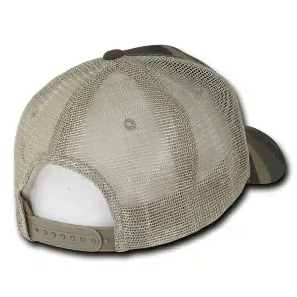 Camo Curved Peak Trucker