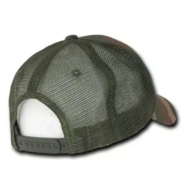 Camo Curved Peak Trucker