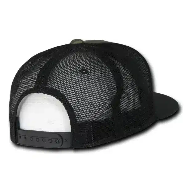 Camo Flat Peak Trucker