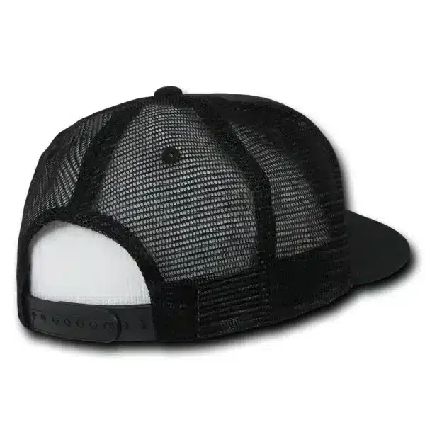 Five Panel Flat Peak Trucker