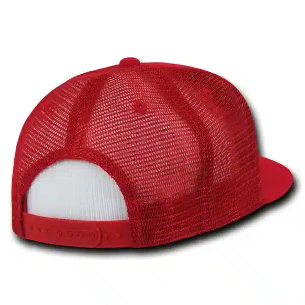 Five Panel Flat Peak Trucker