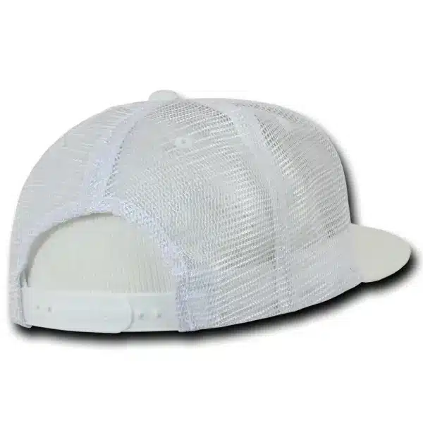 Five Panel Flat Peak Trucker