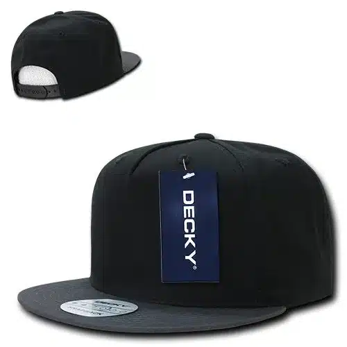 Five Panel Cotton Flat Peak Snapback