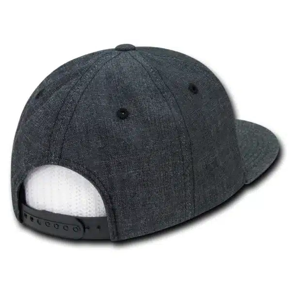 Washed Denim Snapback