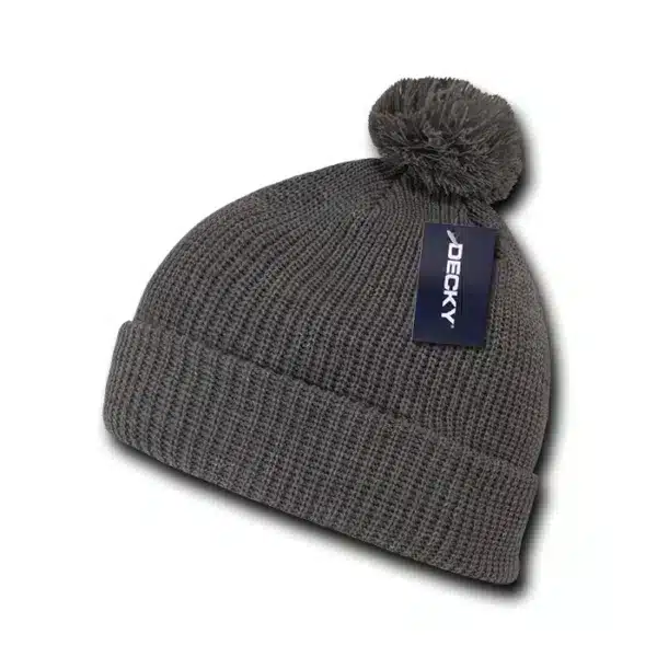 Pom Pom Acrylic Beanie