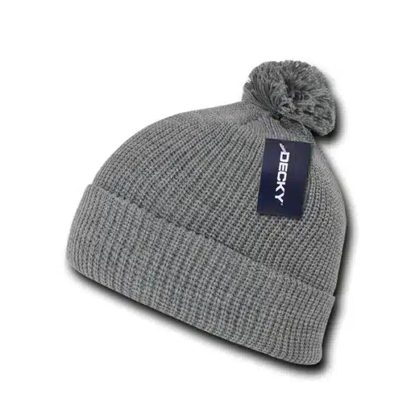 Pom Pom Acrylic Beanie